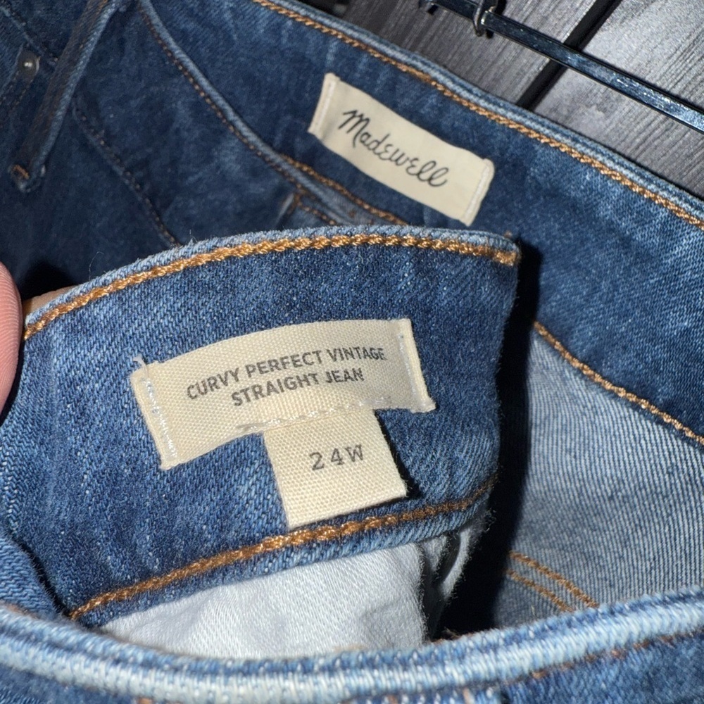 Madewell CURVY PERFECT VINTAGE STRAIGHT JEAN 24W - Picture 9 of 13